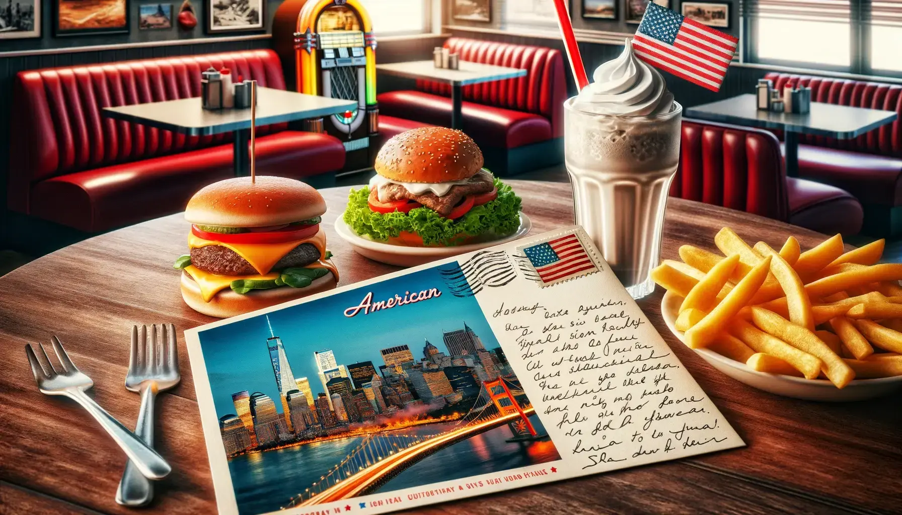 Amerika Postkarten